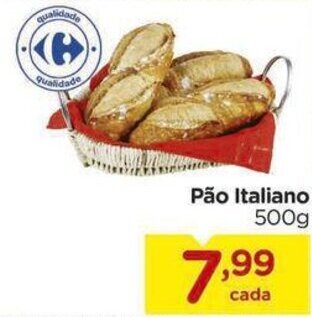 Carrefour Pao Italiano 500g oferta