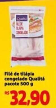 Extra Filé de tilápia congelado Qualitá pacote 500 g oferta