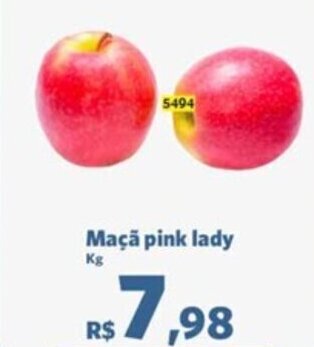 Maçã pink lady kg