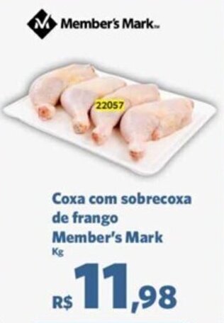 Sam's Club Coxa com sobrecoxa de frango Member's Mark oferta