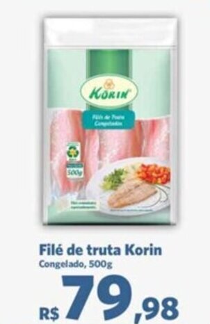 Sam's Club Filé de truta Korin Congelado, 500g oferta