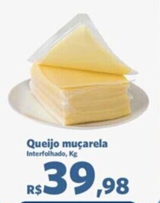 Sam's Club Queijo muçarela Interfolhado, Kg oferta