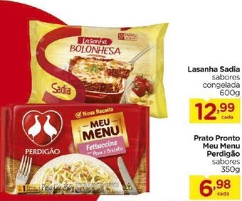 Carrefour Bairro Lasanha Sadia 600g oferta