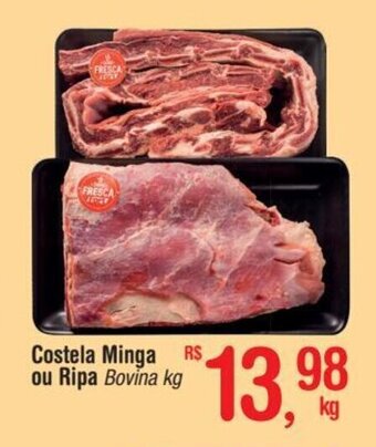 Fort Atacadista Costela Minga ou Ripa Bovina kg oferta