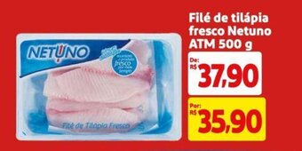 Extra Supermercado Filé de tilápia fresco Netuno ATM 500 g oferta