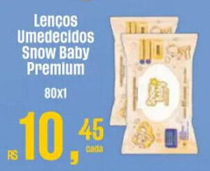 Lenços Umedecidos Snow Baby Premium