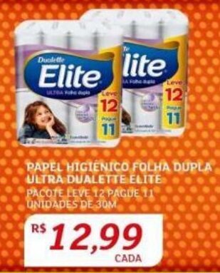 PAPEL HIGIENICO FOLHA DUPLA ULTRA DUALETTE ELITE
