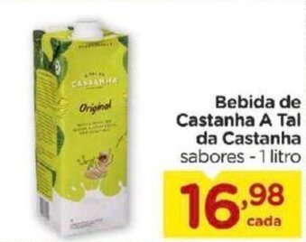 Carrefour Bairro Bebida de Castanha A Tal da Castanha 1L oferta