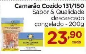 Carrefour Bairro Camarao Cozido 130/150 200g oferta