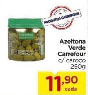 Carrefour Bairro Azeitona Verde Carrefour 250g oferta