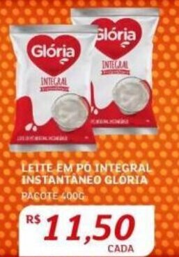 Assaí Atacadista LEITE EM PO INTEGRAL INSTANTANEO GLORIA PACOTE 4000 oferta