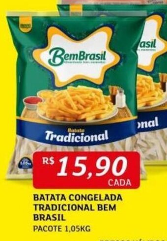 Assaí Atacadista BATATA CONGELADA TRADICIONAL BEM BRASIL PACOTE 1,05KG oferta