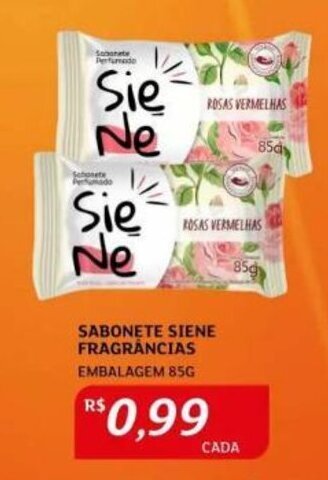 Assaí Atacadista SABONETE SIENE FRAGRÂNCIAS EMBALAGEM 85G oferta