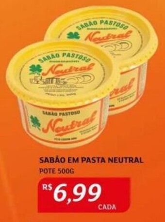 SABÃO EM PASTA NEUTRAL POTE 500G