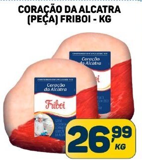 Dom Atacadista CORAÇÃO DA ALCATRA (PEÇA) FRIBOI - KG oferta