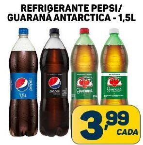 Dom Atacadista REFRIGERANTE PEPSI/ GUARANÁ ANTARCTICA - 1,5L oferta