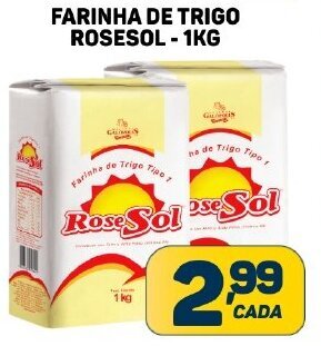 Dom Atacadista FARINHA DE TRIGO ROSESOL - 1KG oferta