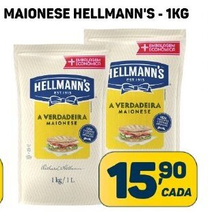 MAIONESE HELLMANN'S - 1KG