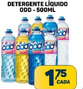 Dom Atacadista DETERGENTE LÍQUIDO ODD - 500ML oferta