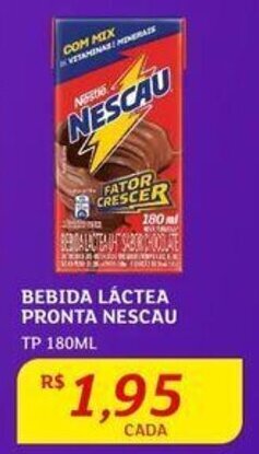 Assaí Atacadista BEBIDA LÁCTEA PRONTA NESCAU TP 180ML oferta