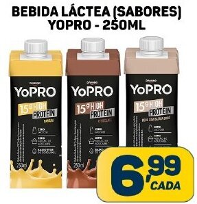 Dom Atacadista BEBIDA LÁCTEA (SABORES) YOPRO-250ML oferta