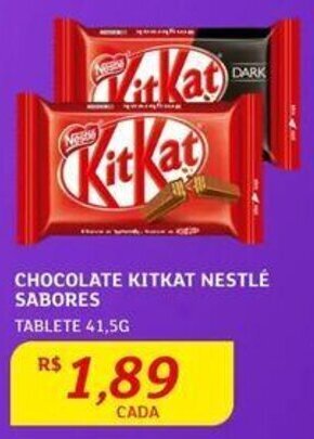 Assaí Atacadista CHOCOLATE KITKAT NESTLÉ SABORES TABLETE 41,5G oferta