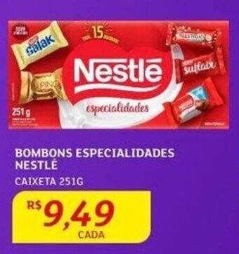 Assaí Atacadista BOMBONS ESPECIALIDADES NESTLE CAIXETA 251G oferta