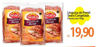 Atacadão Linguiça de Pernil Seara Congelada Pacote com 700g oferta