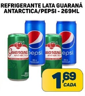 Dom Atacadista REFRIGERANTE LATA GUARANÁ ANTARCTICA/PEPSI-269ML oferta