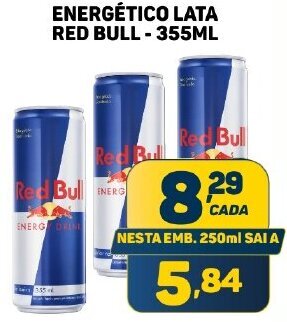 Dom Atacadista ENERGÉTICO LATA RED BULL-355ML oferta