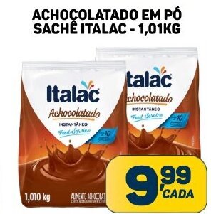 Dom Atacadista ACHOCOLATADO EM PÓ SACHÊ ITALAC - 1,01KG oferta