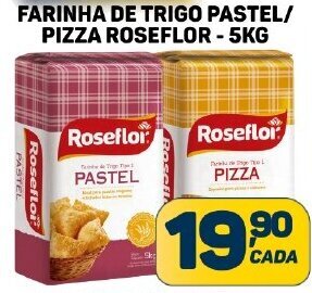 Dom Atacadista FARINHA DE TRIGO PASTEL/ PIZZA ROSEFLOR - 5KG oferta