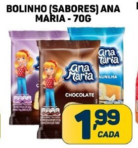 BOLINHO (SABORES) ANA MARIA - 70G