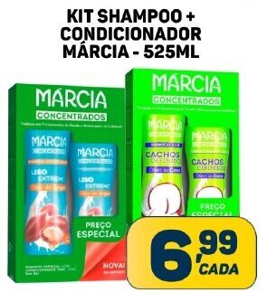 Dom Atacadista KIT SHAMPOO + CONDICIONADOR MÁRCIA - 525ML oferta