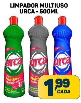 Dom Atacadista LIMPADOR MULTIUSO URCA-500ML oferta