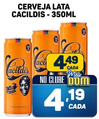 CERVEJA LATA CACILDIS-350ML
