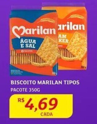 Assaí Atacadista BISCOITO MARILAN TIPOS PACOTE 350G oferta