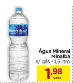 Carrefour Bairro Agua Mineral Minalba 1.5L oferta