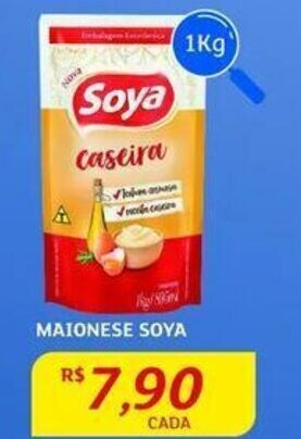 Assaí Atacadista MAIONESE SOYA 1Kg oferta