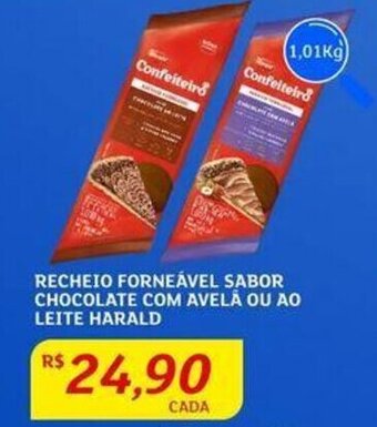 Assaí Atacadista RECHEIO FORNEÁVEL SABOR CHOCOLATE COM AVELA OU AO LEITE HARALD 1.01KG oferta