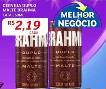 Assaí Atacadista CERVEJA DUPLO MALTE BRAHMA LATA 269ML oferta