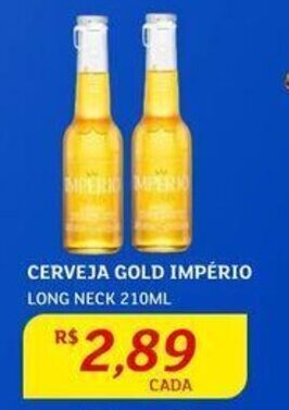 Assaí Atacadista CERVEJA GOLD IMPÉRIO LONG NECK 210ML oferta