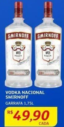 Assaí Atacadista VODKA NACIONAL SMIRNOFF GARRAFA 1,75L oferta