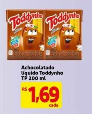 Mercado Extra Achocolatado Liquido Toddynho TP 200ml oferta