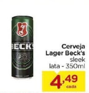 Carrefour Bairro Cerveja Lager Beck's 350ml oferta