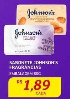 Assaí Atacadista SABONETE JOHNSON'S FRAGRÂNCIAS EMBALAGEM 80G oferta