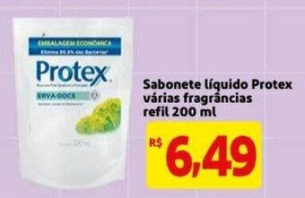Mercado Extra Sabonete liquido Protex varias fragrancias refil 200ml oferta