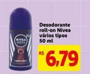 Mercado Extra Desodorante Roll-on Nivea varios tipos 50ml oferta