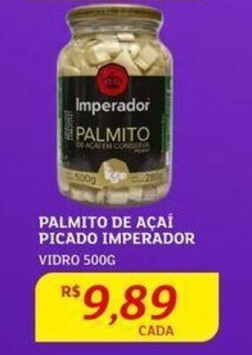 Assaí Atacadista PALMITO DE AÇAÍ PICADO IMPERADOR VIDRO 500G oferta