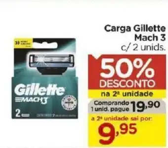 Carga Gilette Mach 3